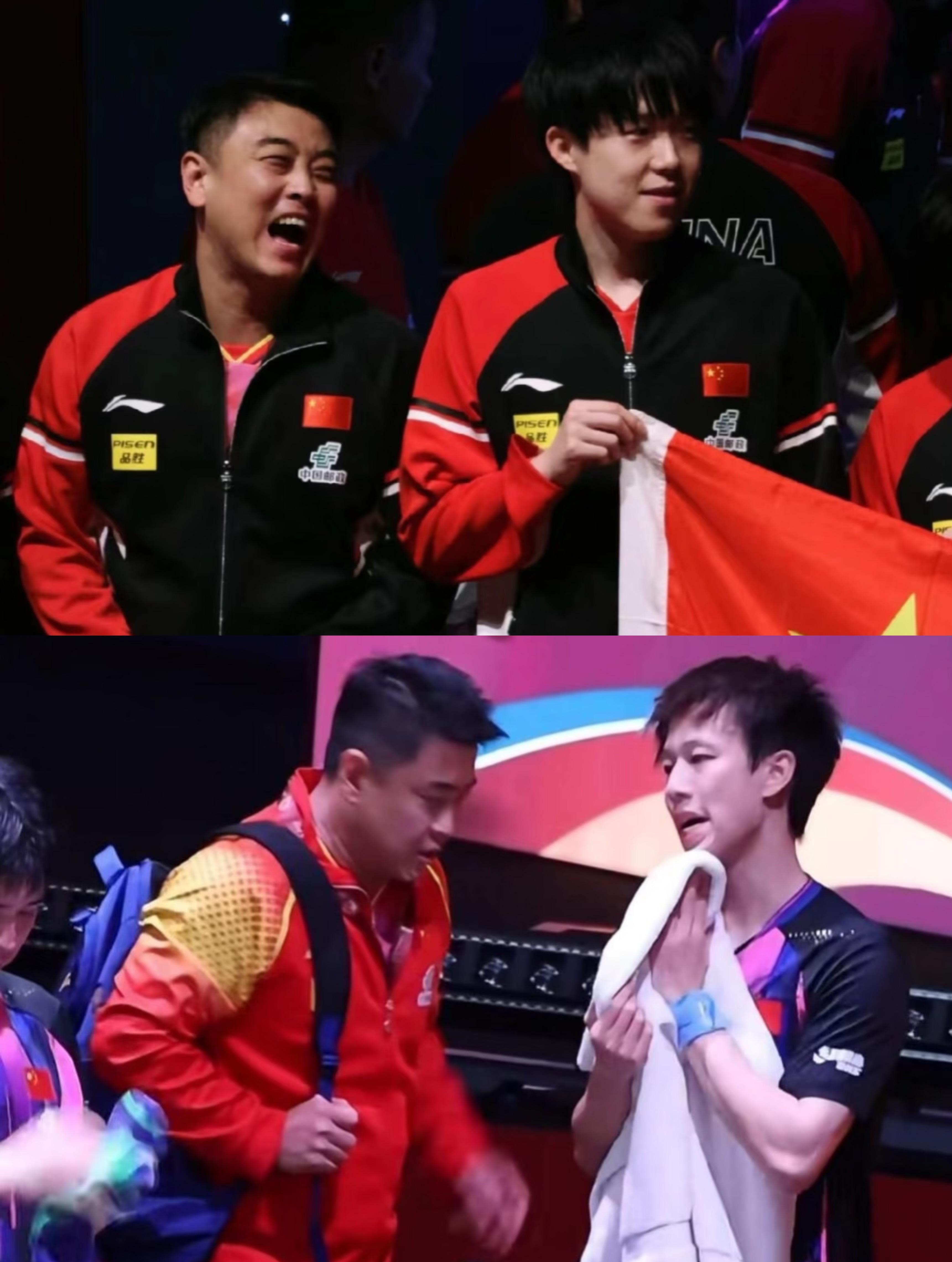 法国乒乓球队鏖战德国乒乓球队，王皓三分雨点燃全场