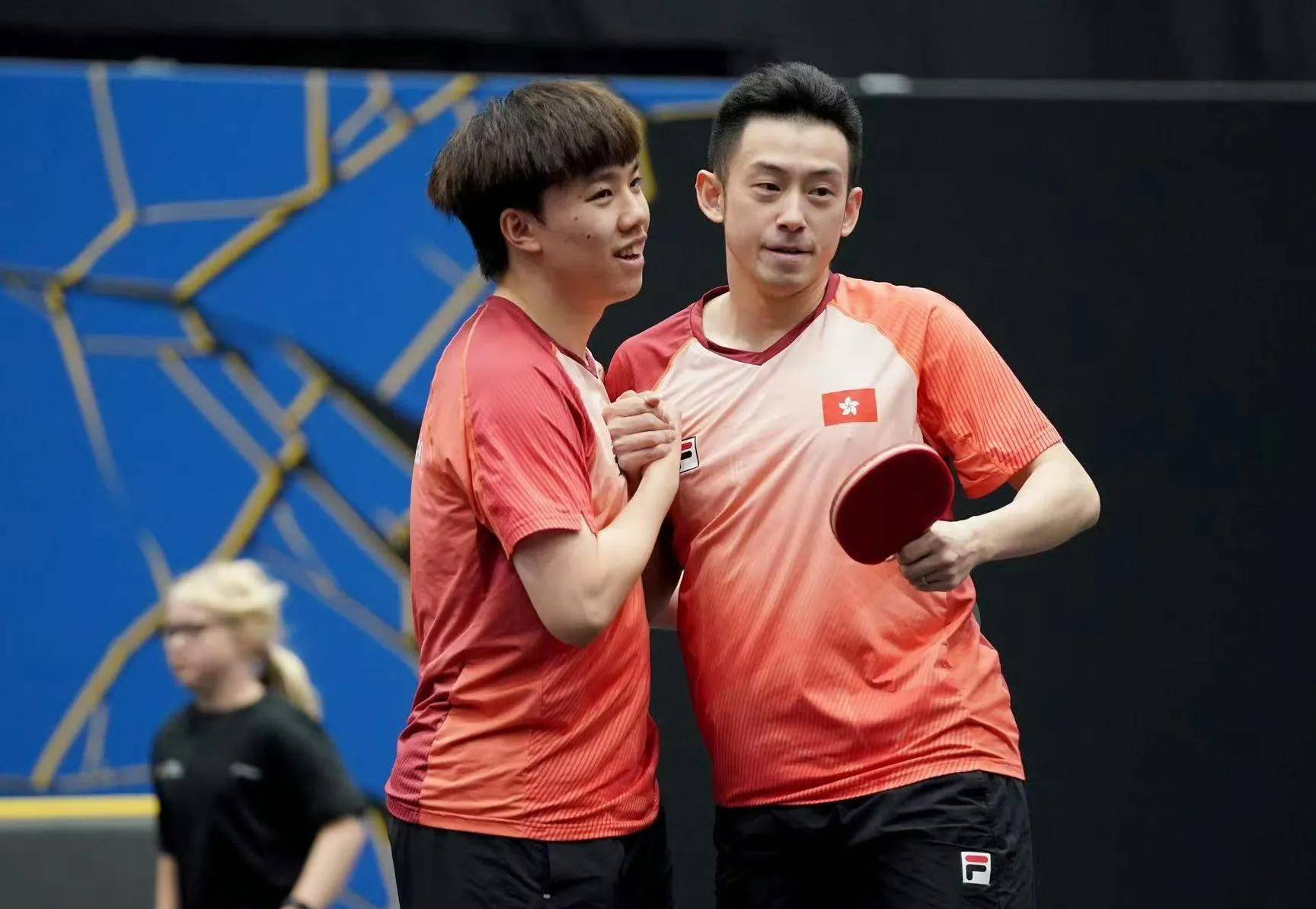 瑞典乒乓球队力克韩国乒乓球队，波尔制霸全场