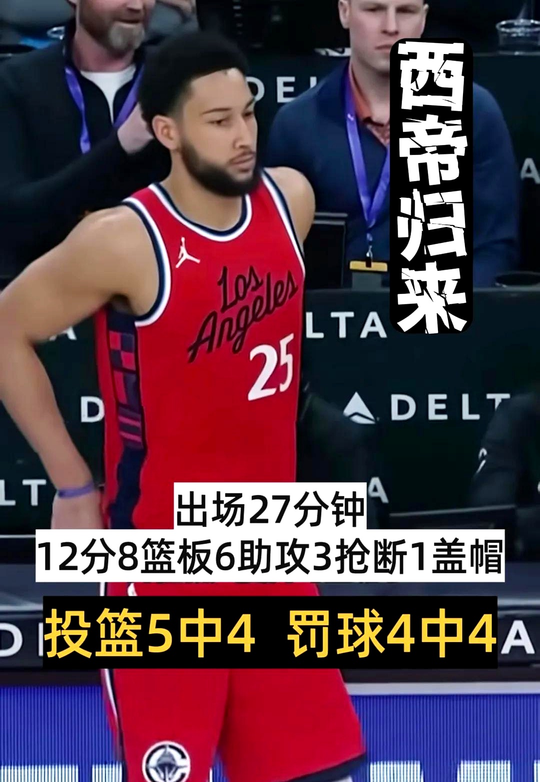 快船鏖战南韩男篮,西蒙斯统治全场 快船鏖战南韩男篮,西蒙斯统治全场