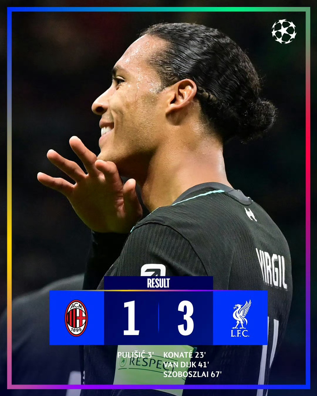 包含利物浦主场击败AC米兰晋级的词条